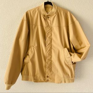 Vintage men’s La Paz by Catalina lightweight jacket, tan, zip, 44 Long, 1980’s